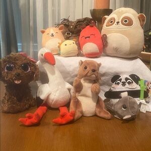 Squish-mallow Plush Toys - Family and Friends - Four Squishiest and Five Friends